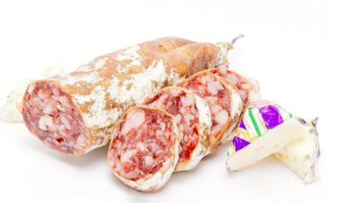 Franse droge worst met roquefort